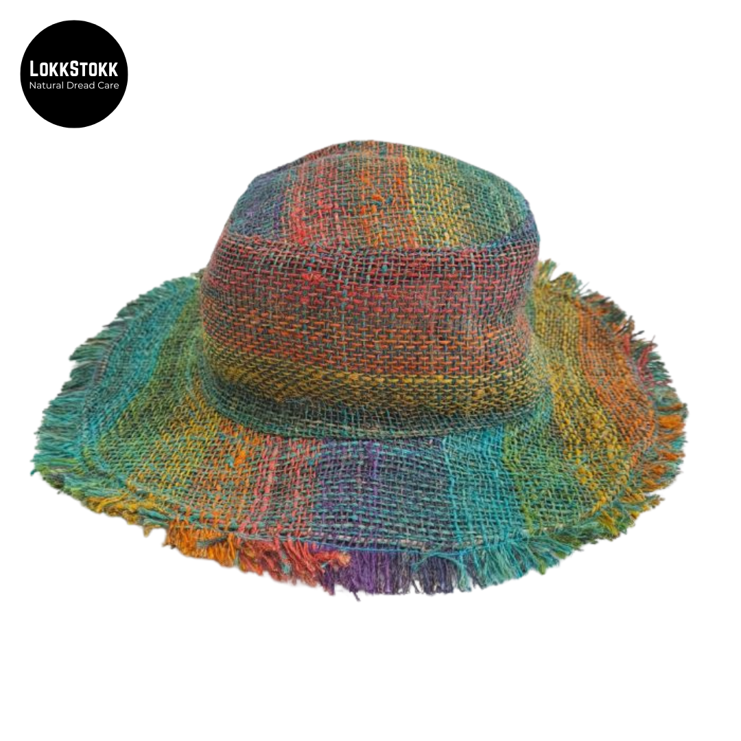 Rainbow Hemp Hat