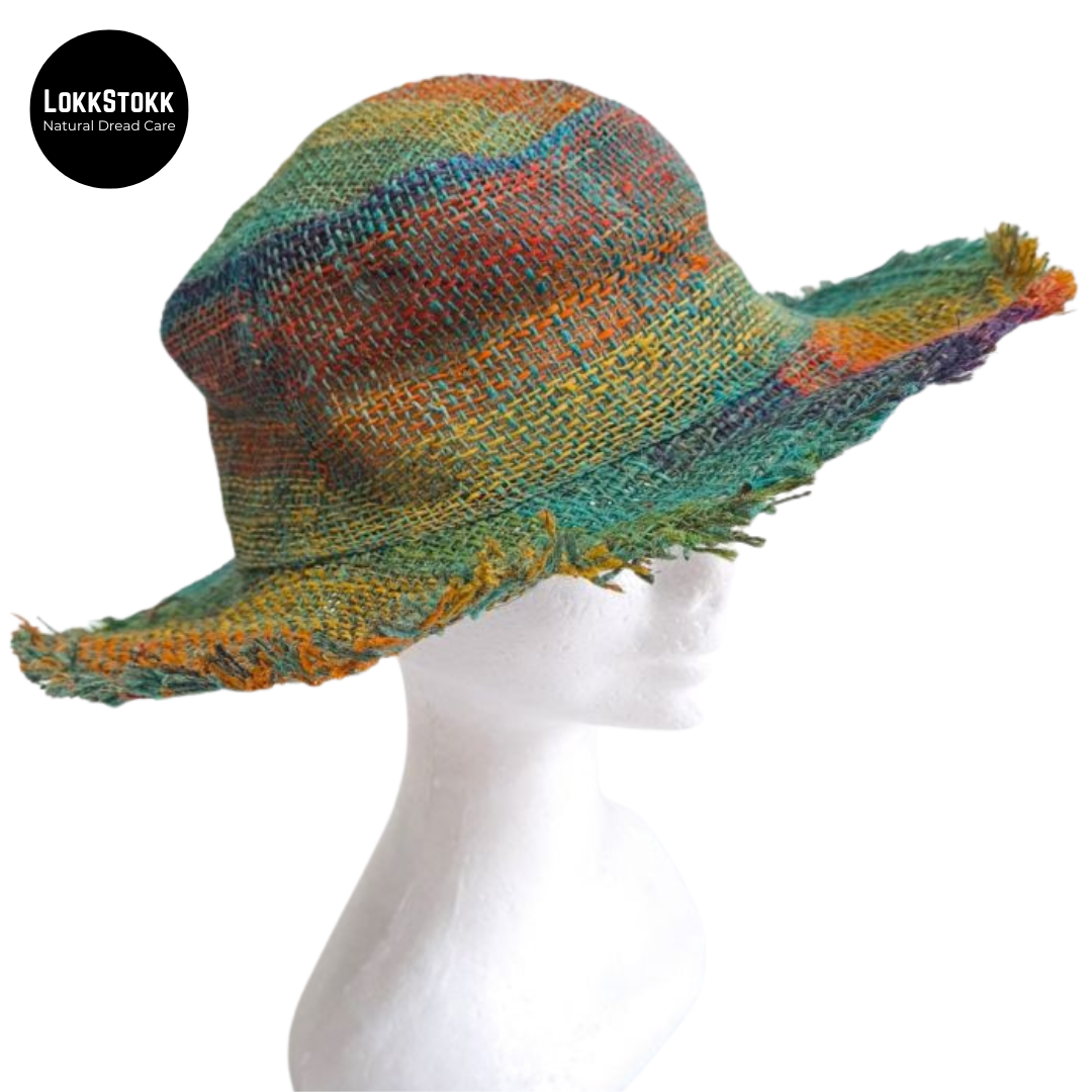 Rainbow Hemp Hat